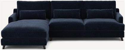 ΓΩΝΙΑΚΟΣ ΚΑΝΑΠΕΣ ΑΠΟ ΒΕΛΟΥΔΙΝΟ CHENILLE Μ172XΠ294XΥ83CM AM PM