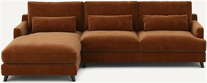 ΓΩΝΙΑΚΟΣ ΚΑΝΑΠΕΣ ΑΠΟ ΒΕΛΟΥΔΙΝΟ CHENILLE Μ172XΠ294XΥ83CM AM PM