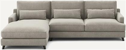 ΓΩΝΙΑΚΟΣ ΚΑΝΑΠΕΣ ΑΠΟ ΒΕΛΟΥΔΙΝΟ CHENILLE Μ172XΠ294XΥ83CM AM PM