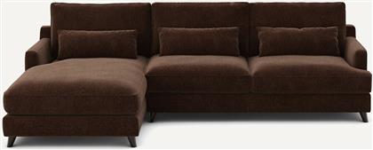 ΓΩΝΙΑΚΟΣ ΚΑΝΑΠΕΣ ΑΠΟ ΒΕΛΟΥΔΙΝΟ CHENILLE Μ172XΠ294XΥ83CM AM PM