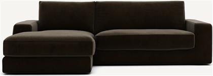 ΓΩΝΙΑΚΟΣ ΚΑΝΑΠΕΣ ΑΠΟ ΒΕΛΟΥΔΟ Μ170XΠ250XΥ78CM AM PM από το LA REDOUTE