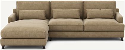 ΓΩΝΙΑΚΟΣ ΚΑΝΑΠΕΣ ΑΠΟ ΒΕΛΟΥΔΟ STONEWASHED Μ172XΠ294XΥ83CM AM PM