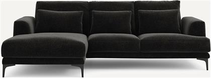 ΓΩΝΙΑΚΟΣ ΚΑΝΑΠΕΣ ΑΡΙΣΤΕΡΟΣ ΑΠΟ ΒΕΛΟΥΔΙΝΟ CHENILLE Μ149XΠ258XΥ83CM AM PM