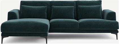 ΓΩΝΙΑΚΟΣ ΚΑΝΑΠΕΣ ΑΡΙΣΤΕΡΟΣ ΑΠΟ ΒΕΛΟΥΔΙΝΟ CHENILLE Μ149XΠ258XΥ83CM AM PM