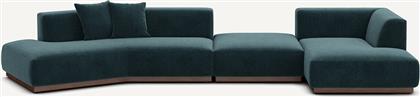 ΓΩΝΙΑΚΟΣ ΚΑΝΑΠΕΣ ΔΕΞΙΑ XL ΑΠΟ ΒΕΛΟΥΔΟ CHENILLE Μ152XΠ416XΥ67CM AM PM