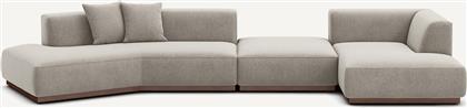 ΓΩΝΙΑΚΟΣ ΚΑΝΑΠΕΣ ΔΕΞΙΑ XL ΑΠΟ ΒΕΛΟΥΔΟ CHENILLE Μ152XΠ416XΥ67CM AM PM