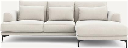 ΓΩΝΙΑΚΟΣ ΚΑΝΑΠΕΣ ΔΕΞΙΟΣ ΑΠΟ ΒΕΛΟΥΔΙΝΟ CHENILLE Μ149XΠ258XΥ83CM AM PM