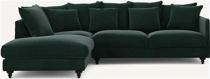 ΓΩΝΙΑΚΟΣ ΚΑΝΑΠΕΣ-ΚΡΕΒΑΤΙ ΜΕ ΒΕΛΟΥΔΟ Μ209XΠ279XΥ93CM AM PM