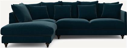 ΓΩΝΙΑΚΟΣ ΚΑΝΑΠΕΣ-ΚΡΕΒΑΤΙ ΜΕ ΒΕΛΟΥΔΟ Μ209XΠ279XΥ93CM AM PM