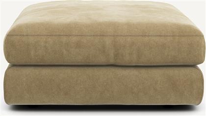 ΥΠΟΠΟΔΙΟ ΑΠΟ ΒΕΛΟΥΔΟ STONEWASHED Μ100XΠ100XΥ43CM AM PM από το LA REDOUTE