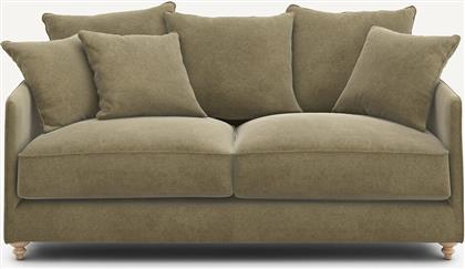 ΚΑΝΑΠΕΣ-ΚΡΕΒΑΤΙ 3 ΘΕΣΕΩΝ COMPACT ΑΠΟ ΛΙΝΟ ΒΕΛΟΥΔΟ Μ105XΠ184XΥ93CM AM PM