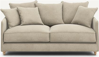 ΚΑΝΑΠΕΣ-ΚΡΕΒΑΤΙ 3 ΘΕΣΕΩΝ COMPACT ΑΠΟ ΛΙΝΟ ΒΕΛΟΥΔΟ Μ105XΠ184XΥ93CM AM PM