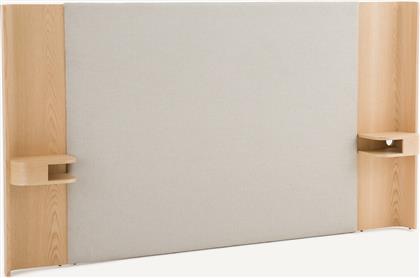 ΚΕΦΑΛΑΡΙ ΚΡΕΒΑΤΙΟΥ ΜΕ ΚΑΠΛΑΜΑ ΞΥΛΟΥ ΔΡΥ ΚΑΙ ΕΝΣΩΜΑΤΩΜΕΝΑ ΚΟΜΟΔΙΝΑ Μ130XΠ237CM AM PM από το LA REDOUTE