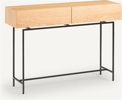 ΚΟΝΣΟΛΑ ΜΕ 2 ΣΥΡΤΑΡΙΑ ΑΠΟ ΞΥΛΟ ΔΡΥ Π110XΥ77CM AM PM