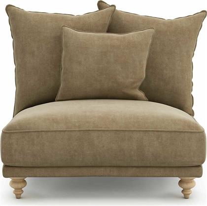 ΠΟΛΥΘΡΟΝΑ ΧΩΡΙΣ ΜΠΡΑΤΣΑ ΑΠΟ ΒΕΛΟΥΔΟ STONEWASHED Μ105XΠ96XΥ93CM AM PM