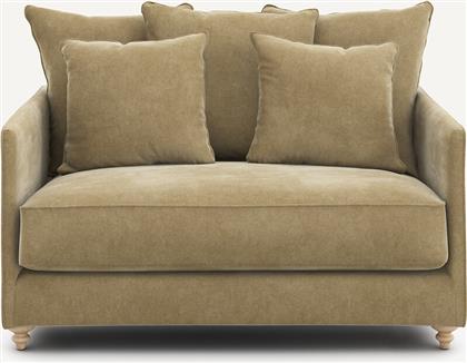 ΠΤΥΣΣΟΜΕΝΟΣ ΔΙΘΕΣΙΟΣ ΚΑΝΑΠΕΣ ΑΠΟ ΒΕΛΟΥΔΟ STONEWASHED Μ105XΠ133XΥ93CM AM PM