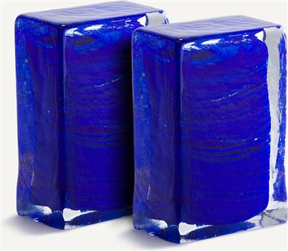 ΣΕΤ ΑΠΟ 2 ΓΥΑΛΙΝΑ ΣΤΗΡΙΓΜΑΤΑ ΒΙΒΛΙΩΝ Μ6XΠ10XΥ15CM AM PM