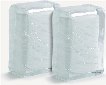 ΣΕΤ ΑΠΟ 2 ΓΥΑΛΙΝΑ ΣΤΗΡΙΓΜΑΤΑ ΒΙΒΛΙΩΝ Μ6XΠ10XΥ15CM AM PM