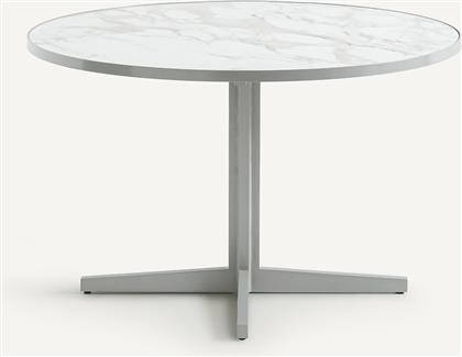 ΤΡΑΠΕΖΙ ΚΗΠΟΥ ΣΤΡΟΓΓΥΛΟ ΑΠΟ ΑΛΟΥΜΙΝΙΟ Μ120XΠ120XΥ75CM AM PM