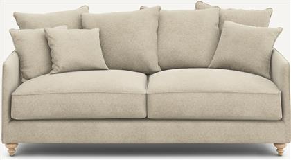 ΤΡΙΘΕΣΙΟΣ ΚΑΝΑΠΕΣ-ΚΡΕΒΑΤΙ ΑΠΟ ΛΙΝΟ ΒΕΛΟΥΔΟ Μ105XΠ204XΥ93CM AM PM