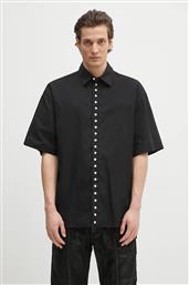 ΠΟΥΚΑΜΙΣΟ PEARL BUTTON SHIRT ΧΡΩΜΑ: ΜΑΥΡΟ, 12115313 AMBUSH