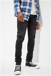 AE AIRFLEX+ PATCHED STACKED SKINNY JEAN - 1113-6028-080 - ΜΑΥΡΟ AMERICAN EAGLE
