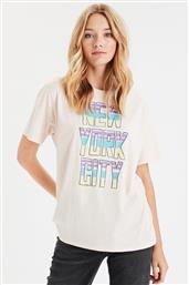 AE NYC GRAPHIC T-SHIRT - 1305-9577-615 - NUDE AMERICAN EAGLE