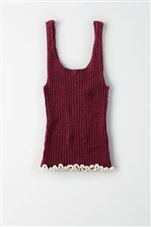 AE RIBBED CROPPED SWEATER TANK TOP - 0341-8515-647 - ΜΠΟΡΝΤΟ AMERICAN EAGLE