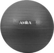 ΜΠΑΛΑ ΓΥΜΝΑΣΤΙΚΗΣ PILATES BALL 19CM ΜΑΥΡΗ BULK AMILA