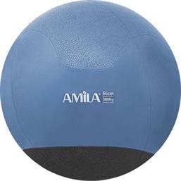 ΜΠΑΛΑ GYMBALL ΜΕ ΒΑΡΟΣ ΣΤΗΝ ΒΑΣΗ ΜΠΛΕ (65 CM) AMILA