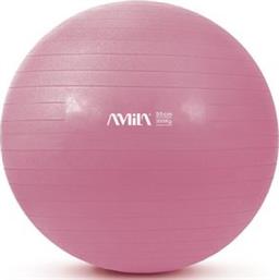 ΜΠΑΛΑ GYMBALL ΡΟΖ (55 CM) AMILA