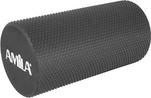 ΚΥΛΙΝΔΡΟΣ ΙΣΟΡΡΟΠΙΑΣ FOAM ROLLER PRO ΜΑΥΡΟΣ (15 X 30 CM) AMILA