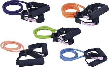 ΛΑΣΤΙΧΟ SANCTBAND GYMTUBE ΜΕ ΠΛΑΣΤΙΚΟ ΧΕΡΟΥΛΙ ΡΟΔΑΚΙΝΙ (ΠΟΛΥ ΜΑΛΑΚΟ) AMILA
