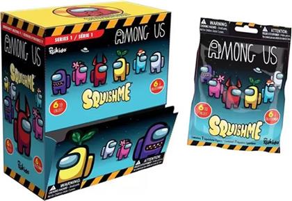 GAMA BRANDS - ΣΑΚΟΥΛΑΚΙ ΕΚΠΛΗΞΗ ΜΕ ΦΙΓΟΥΡΑ SQUISHY ΣΕ ΔΙΑΦΟΡΑ ΣΧΕΔΙΑ, 10511950 AMONG US