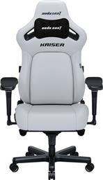 SEAT KAISER-4 XL WHITE GAMING ΚΑΡΕΚΛΑ ANDA