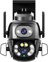 ΑΣΥΡΜΑΤΗ IP CAMERA Q-S800 DOME 4K ΑΔΙΑΒΡΟΧΗ ΕΞΩΤΕΡΙΚΗ ΜΕ WIFI ΑΜΦΙΔΡΟΜΗ ΕΠΙΚΟΙΝΩΝΙΑ ΜΑΥΡΟ ANDOWL