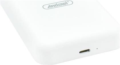 POWERBANK Q-MG6002 MINI QI ΚΑΙ MAGSAFE 4.000MAH - ΛΕΥΚΟ ANDOWL