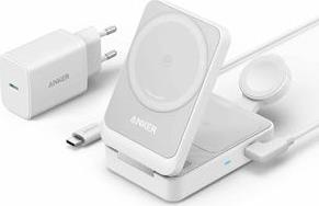 MAGGO WIRELESS CHARGER 15W 3 TO 1 WHITE ANKER