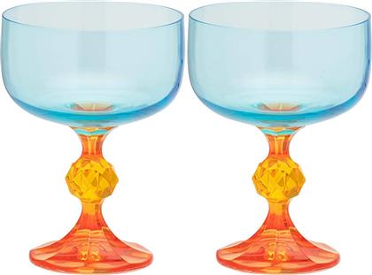 ANNA + NINA ΣΕΤ ΚΡΥΣΤΑΛΛΙΝΑ ΠΟΤΗΡΙΑ ΚΟΚΤΕΙΛ ΜΕ ΑΝΑΓΛΥΦΟ ΣΧΕΔΙΟ (2 ΤΕΜΑΧΙΑ) - 24-1M811015 ANNA NINA