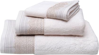 ΠΕΤΣΕΤΕΣ ΧΕΡΙΩΝ (ΣΕΤ 3ΤΜΧ) KARLA IVORY 600GSM ΣΥΣΚΕΥΑΣΙΑ ΚΟΡΔΕΛΑ ΣΥΣΚΕΥΑΣΙΑ ΚΟΡΔΕΛΑ ANNA RISKA