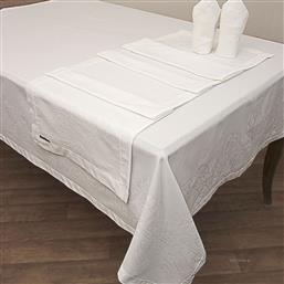 ΤΡΑΠΕΖΟΜΑΝΤΗΛΟ 8 ΑΤΟΜΩΝ (165X260) 2410 WHITE ANNA RISKA