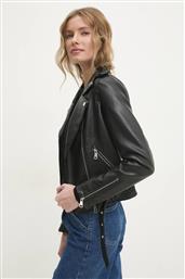 ΔΕΡΜΑΤΙΝΟ ΜΠΟΥΦΑΝ ΓΥΝΑΙΚΕΙΑ, ΧΡΩΜΑ: ΜΑΥΡΟ ANSWEAR