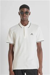 ΑΝΔΡΙΚΗ ΜΠΛΟΥΖΑ ΠΟΛΟ ΠΙΚΕ ΜΕ CONTRAST ΛΕΠΤΟΜΕΡΕΙΕΣ REGULAR FIT - KS02551FA100262 ΕΚΡΟΥ ANTONY MORATO