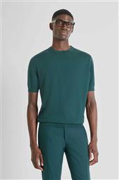 ΑΝΔΡΙΚΗ ΠΛΕΚΤΗ ΜΠΛΟΥΖΑ ΜΕ ΚΟΝΤΟ ΜΑΝΙΚΙ REGULAR FIT - SW01538YA400145 ΠΡΑΣΙΝΟ ANTONY MORATO