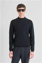 ΑΝΔΡΙΚΗ ΠΛΕΚΤΗ ΜΠΛΟΥΖΑ ΜΟΝΟΧΡΩΜΗ SLIM FIT - SW01407YA500002 ΜΠΛΕ ΣΚΟΥΡΟ ANTONY MORATO