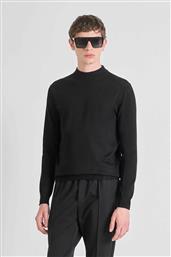 ΑΝΔΡΙΚΗ ΠΛΕΚΤΗ ΜΠΛΟΥΖΑ ΜΟΝΟΧΡΩΜΗ SLIM FIT - SW01407YA500002 ΜΑΥΡΟ ANTONY MORATO