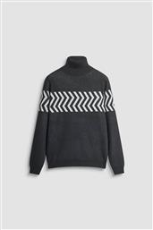 ΑΝΔΡΙΚΗ ΠΛΕΚΤΗ ΜΠΛΟΥΖΑ ΖΙΒΑΓΚΟ ΜΕ ΓΕΩΜΕΤΡΙΚΟ ΣΧΕΔΙΟ REGULAR FIT - SW01567YA401141 ΜΑΥΡΟ ANTONY MORATO