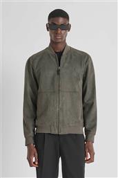 ΑΝΔΡΙΚΟ BOMBER JACKET ΑΠΟ FAUX SUEDE REGULAR FIT - FL01089FA150207 ΧΑΚΙ ANTONY MORATO