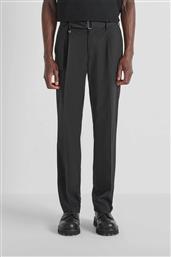 ΑΝΔΡΙΚΟ ΠΑΝΤΕΛΟΝΙ ΜΟΝΟΧΡΩΜΟ ΜΕ ΖΩΝΗ ''ALAN'' RELAXED FIT - TR00761FA600263 ΜΑΥΡΟ ANTONY MORATO