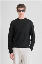 ΑΝΔΡΙΚΟ ΠΟΥΛΟΒΕΡ ΜΕ GEOMETRICAL PATTERN REGULAR FIT - SW01533YA500088 ΜΑΥΡΟ ANTONY MORATO